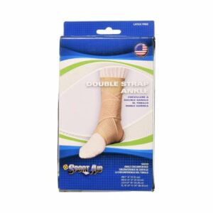 ANKLE SUPPORT, DBL STRAP BGE XLG