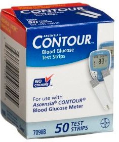 CONTOUR, BLD GLUC 50CT TEST STRIP (DME MAIL ORDER ONLY)
