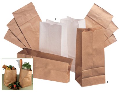 BAG, PAPER GROCERY BRN #10 (500/CS)