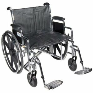 WHEELCHAIR, SENTRA 22" FULL ARM SWING AWAY