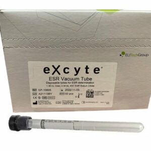 TUBE, BLD COL SODCIT BLK 1.36ML PLAS EXCYTE ESR (50/BX)