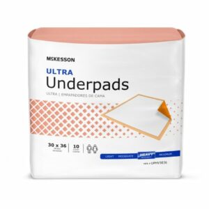 UNDERPAD, HEAVY ABSRB 30X36 (10/BG 10BG/CS)
