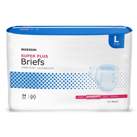 BRIEF, TAB CLSR SUPER PLUS LG 44-58 (24/BG 3BG/CS)