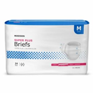 BRIEF, TAB CLSR SUPER PLUS MED32-44 (24/BG 4BG/CS)