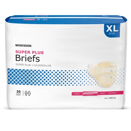 BRIEF, TAB CLSR SUPER PLUS XLG58-63 (20/BG 3BG/CS)