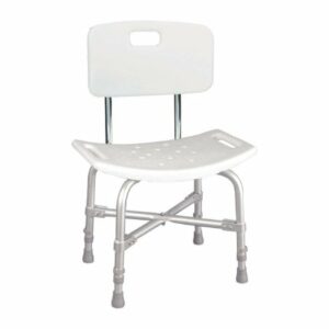 BENCH, BATH W/BACK HEAVY DUTY