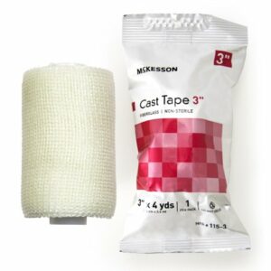 TAPE, CAST WHT LF 3"X4YDS (10RL/BX)