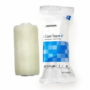 TAPE, CAST WHT LF 4"X4YDS (10RL/BX)