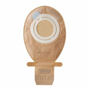 POUCH, DRAIN 2PC MAXI TRANS WDGRY (20/BX)