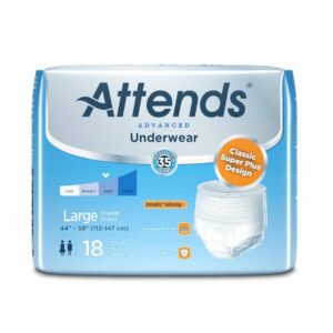 BRIEF, ADV UNDERWEAR LG (18/PK4PK/CS)
