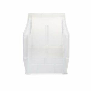 BIN, STORAGE SEMI CLR 10 7/8"X4 1/8"X4" (12/CT)