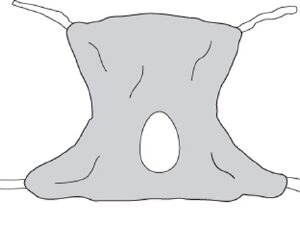 SLING,PT BARI 1PC MESH 600LB CAP 51X43