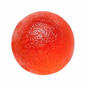 BALL, CANDO EXERCISE F/GRIP STRENGTH RED