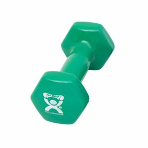 DUMBELL, VYNL IRON GRN 3LB    D/S