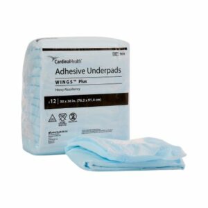 UNDERPAD, STA-PUT W/WINGS 30X36 (12/BG 6BG/CS) KENICO