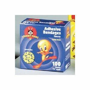 BANDAGE, ADH SPOT TWEETY & TAZ 7/8" (100/BX 24BX/CS)