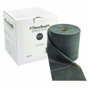 BAND, EXERCISE THERABAND LVL5 BLK 50YDS