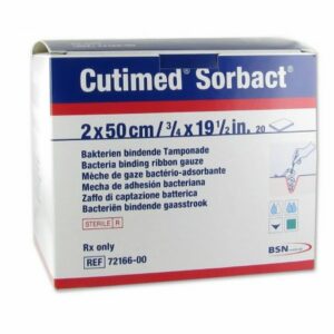 DRESSING, WOUND CUTIMED RIBBON0.8X19.7" (20/BX)