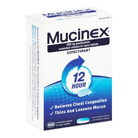MUCINEX EXT RELEASE, TAB (100/BT)
