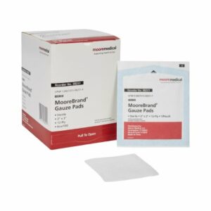 PAD, GAUZE 3"X3" (100/BX)     08251 MOOREM