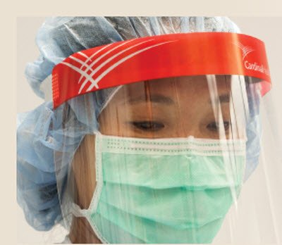 VISOR, GUARD SECURE 1PC 1/2 SHIELD (50/CS)