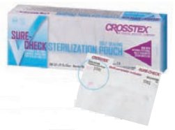 POUCH, STERILIZATION SURECHEC 3.5X5.25 (200/BX 10B CROSTX