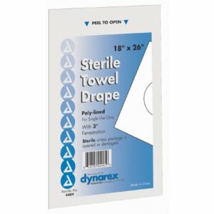 TOWEL, DRAPE FENSTRATED DISP STR (50/BX 6BX/CS)