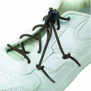 SHOELACE, ELAS W/CORD LOCK BRND/S