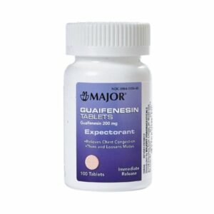GUAIFENESIN, TAB 200MG (100/BT)                       MJPHRM
