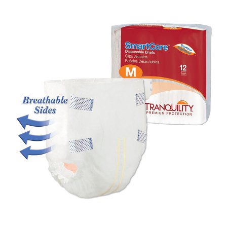 BRIEF, INCONT SMARTCORE MED (12/PK 8PK/CS)