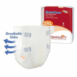 BRIEF, INCONT SMARTCORE 2XLG (8/PK 4PK/CS)