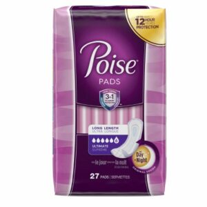 PAD, INCONT POISE ULTRA LONG (27/PK 4PK/CS) KIMPRO