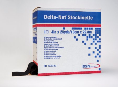 STOCKINETTE, CAST DELTA-NET TUBULAR BLK 4" (2RL/CS)