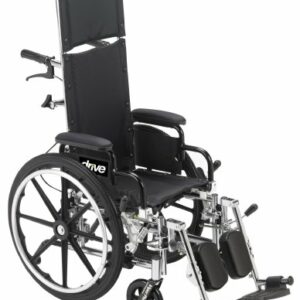 WHEELCHAIR, VIPER PLUS RECLINING LIGHTWEIGHT 14" W/LEG REST