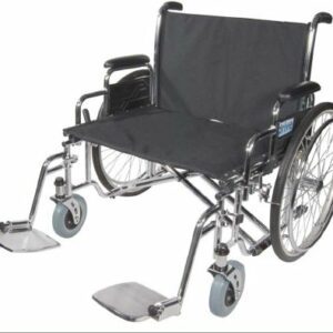 WHEELCHAIR, SENTRA EC HD 2XLG WD DTCHBL FULL ARM 28" D/S