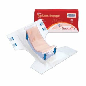 PAD, INCONT BOOSTER 10 1/2"X2 3/4" 5.7OZ CAP(25/PK 8P/