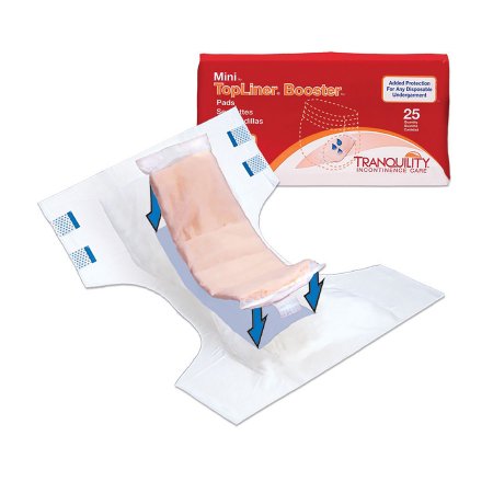 PAD, INCONT BOOSTER 10 1/2"X2 3/4" 5.7OZ CAP(25/PK 8P/