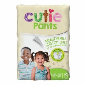 DIAPER, INCONT CUTIE PANTS XLG4-5T (19/PK 4PK/CS)