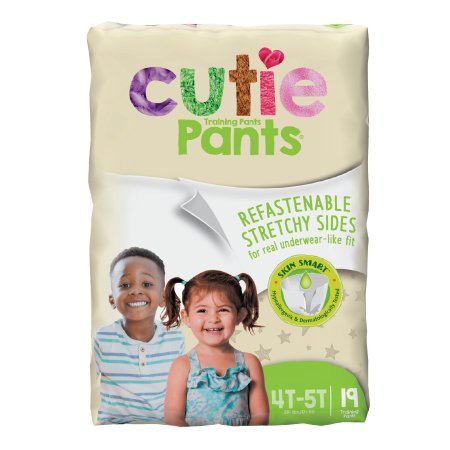 DIAPER, INCONT CUTIE PANTS XLG4-5T (19/PK 4PK/CS)