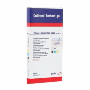 DRESSING, WOUND CUTIMED SORBACT GEL 3"X6" (10/BX)