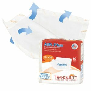 UNDERPAD, INCONT TRANQUILITY AIR + 30X36" (10/BG 4BG/C