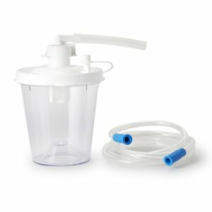CANISTER, SUCTION F/ASPIRATOR W/6' TUBING 800CC DEVIBS