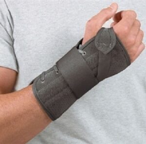 WRIST BRACE, COCK-UP SFT FIT SUEDE BGE LT SM 4.5-5.5"