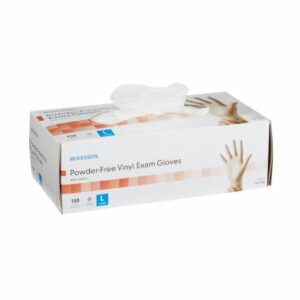 GLOVE, EXAM VNYL LG N/S (150/BX 10BX/CS)