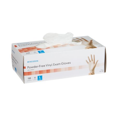 GLOVE, EXAM VNYL LG N/S (150/BX 10BX/CS)