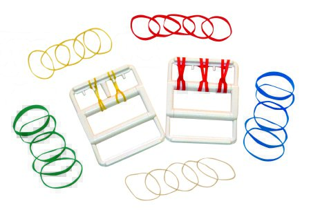 EXERCISER, HAND RUBBER BAND W/25 RED BANDS
