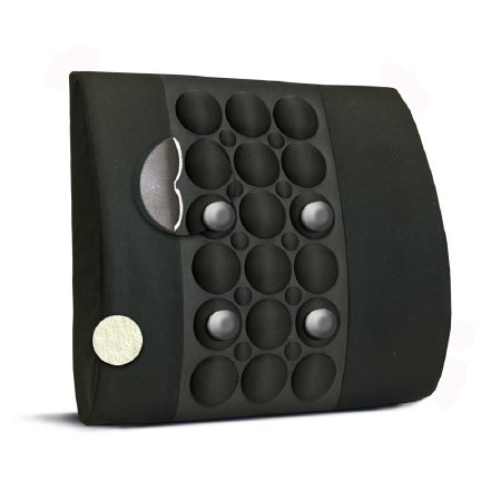 BACK CUSHION, ORTHOPEDIC IMAK BLK