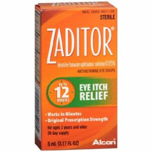 ZADITOR ANTIHIST EYE, DRP 0.025% 5ML