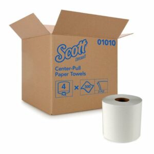 TOWEL, PAPER SCOTT HND 2PLY CTR PULL WHT (500/RL 4RL/CS)