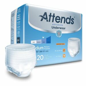 BRIEF, ADV UNDERWEAR MED (20/BG 4BG/CS)